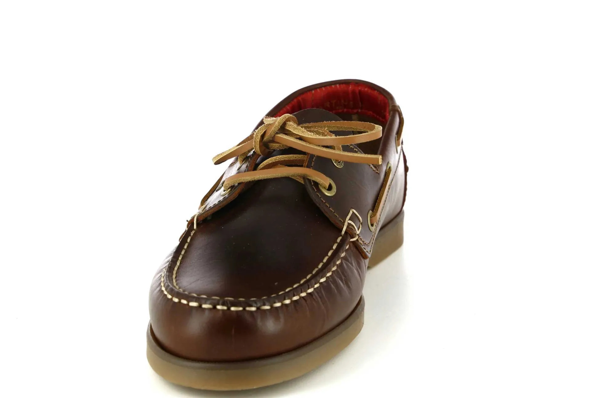 Hot Martinelli Deck Shoes 1360-1145Pyp/Cognac