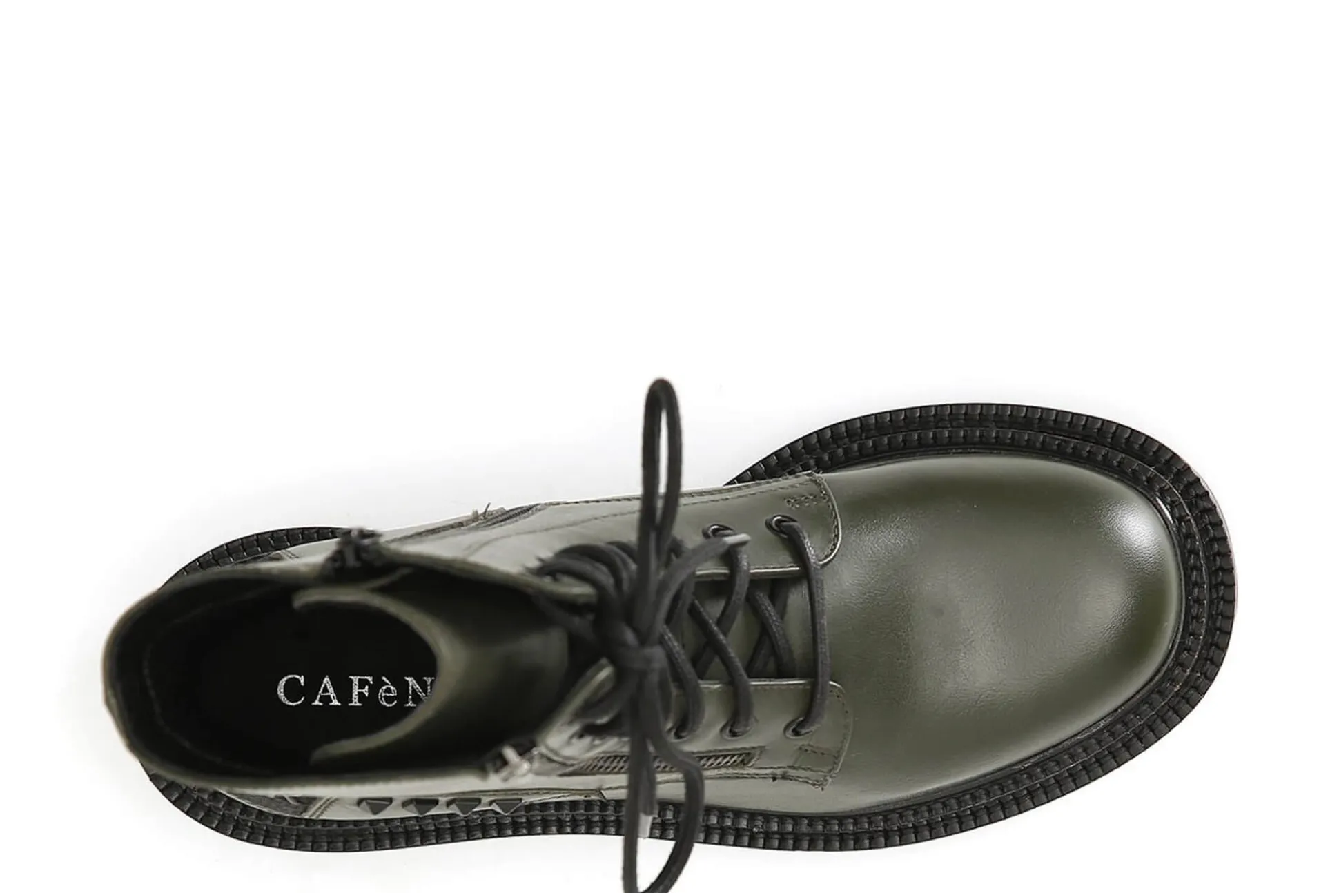 Clearance Cafe Noir Flat Ankle Boots Fc1101