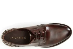 Fashion Cafe Noir Heeled Shoes Ed1003 Scarpa Allacciata