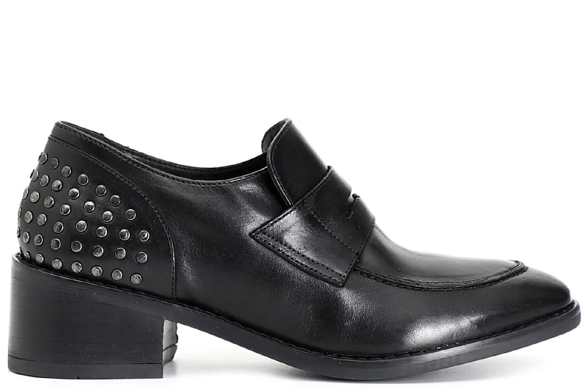 Online Cafe Noir High Heel Loafers Ed1002 Mocassino