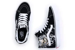 Fashion Vans High-Top Sneakers Sk8-Hi Flame Skull