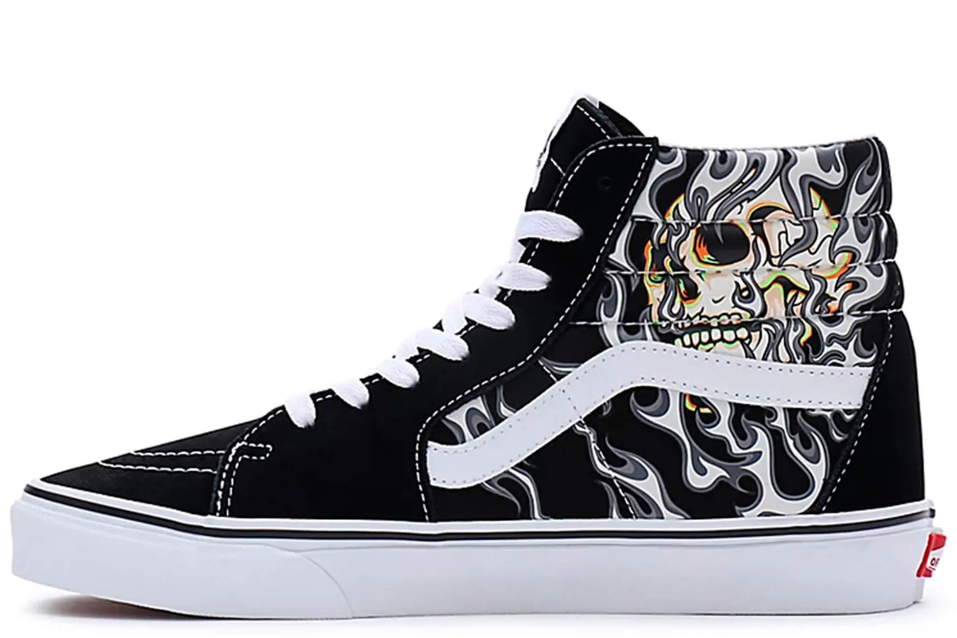 Fashion Vans High-Top Sneakers Sk8-Hi Flame Skull
