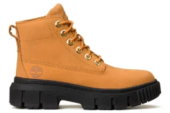 Cheap Timberland Platform Ankle Boots Greyfield Leather Boot