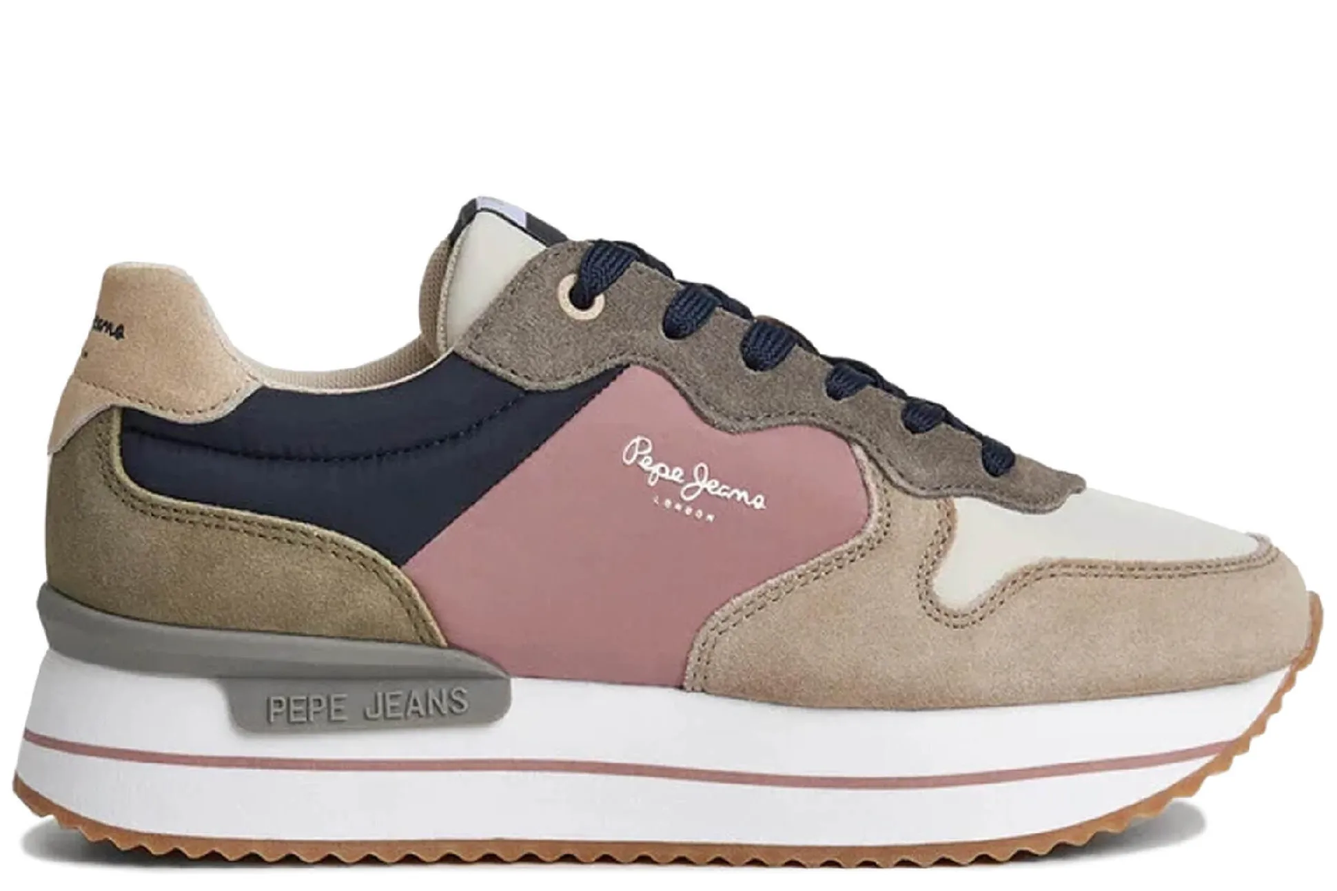 Cheap Pepe Jeans Platform Sneakers Rusper Queen