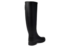 Cheap Hunter Rain Boots Refined Tall Gears On Eyelet Buckle Black