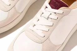 Best Sale Fitflop Sneakers Rally Leather Suede Panel