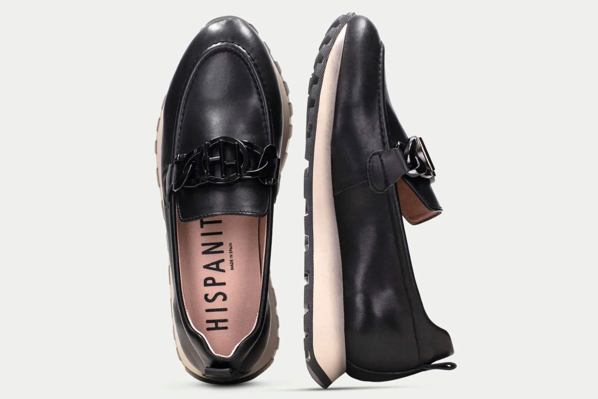 Cheap Hispanitas Wedged Mocassins Loira-I23