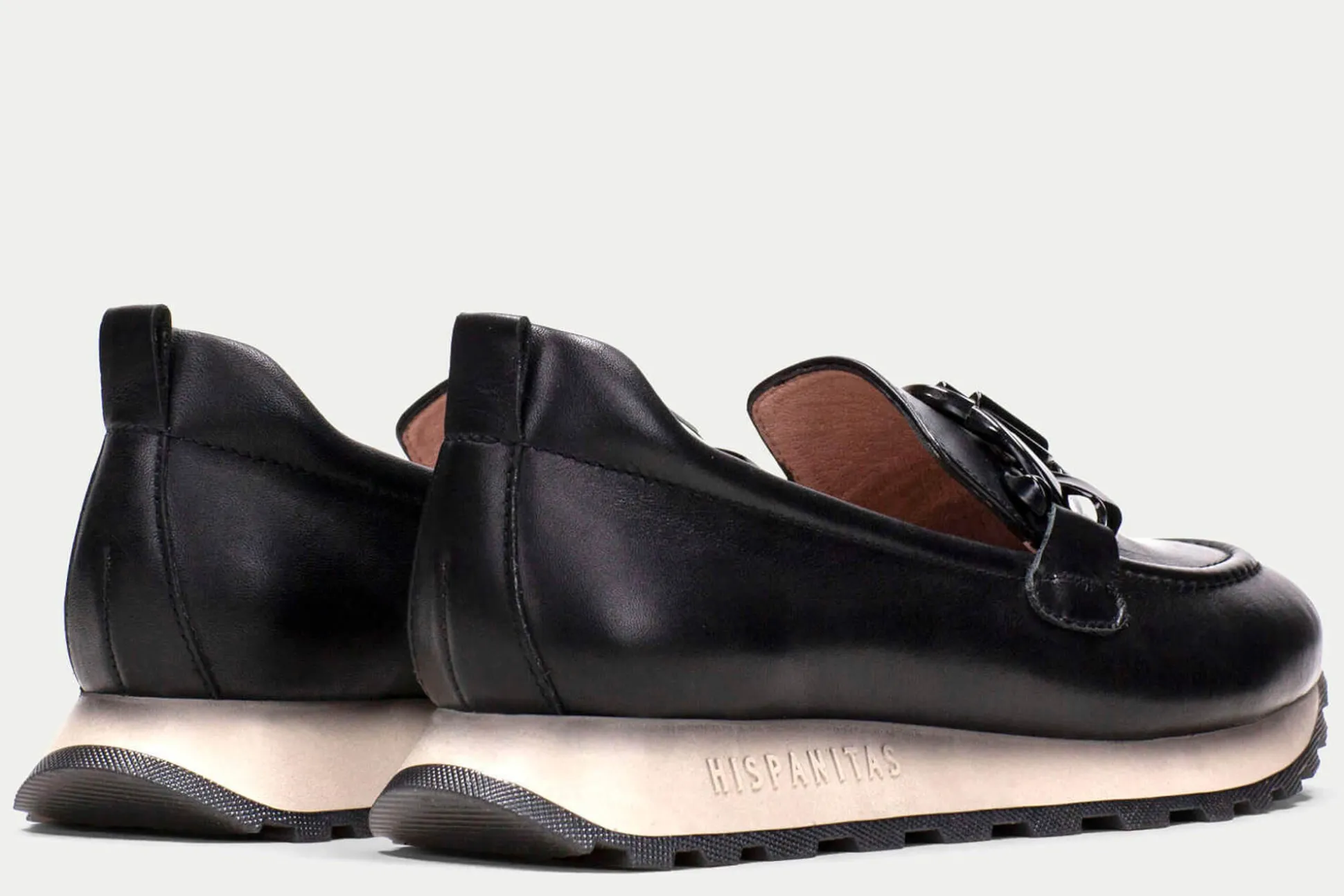 Cheap Hispanitas Wedged Mocassins Loira-I23