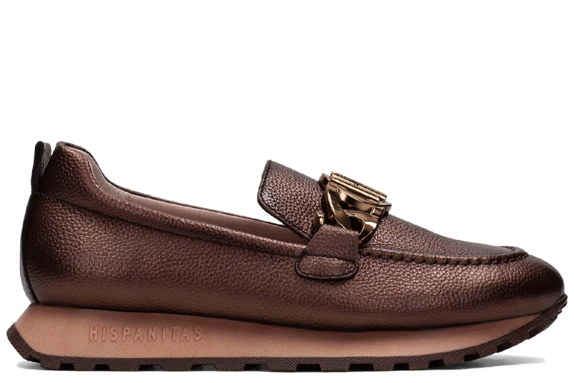 Cheap Hispanitas Wedged Mocassins Loira-I23