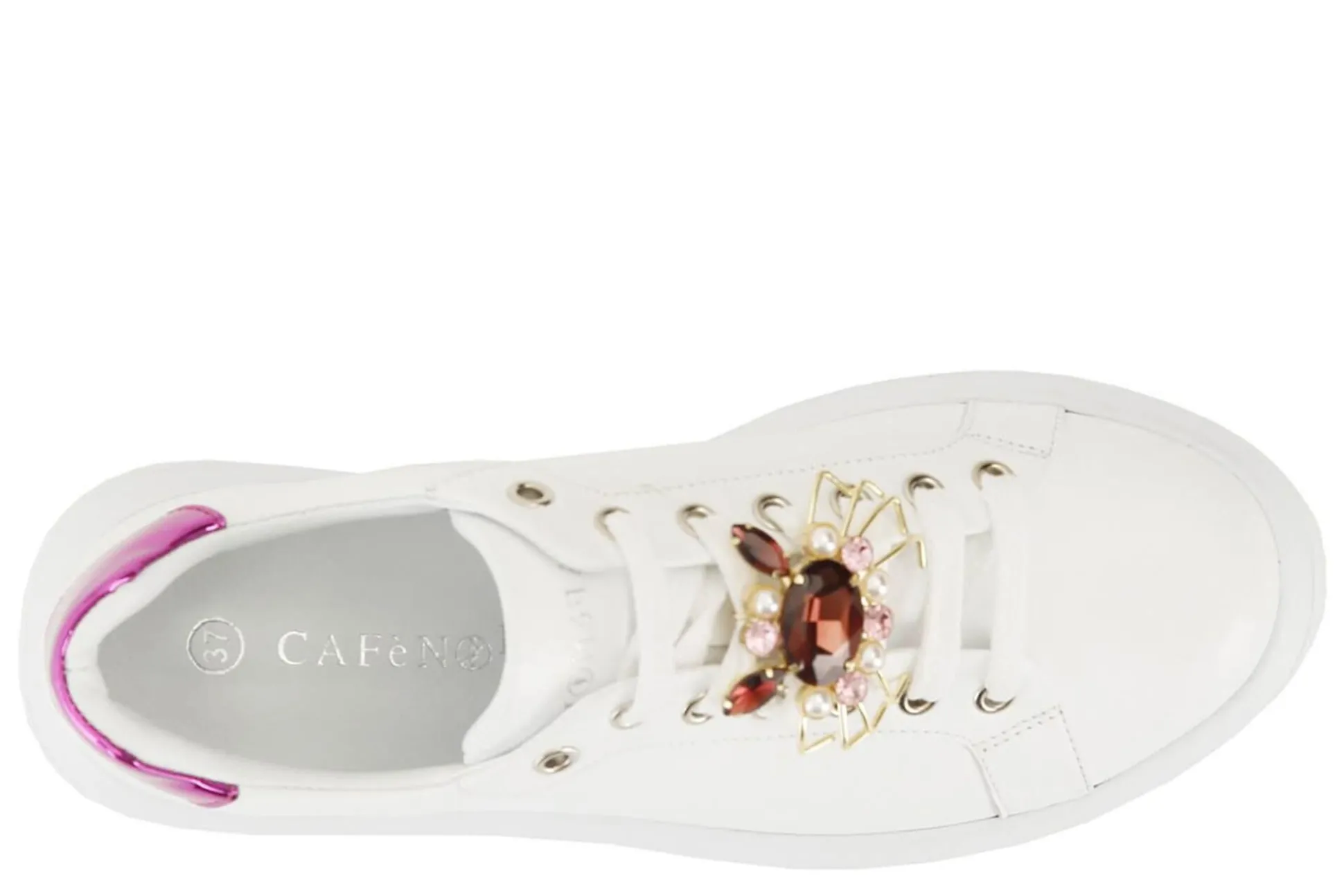 Online Cafe Noir Wedged Sneakers De1005 Sneakers