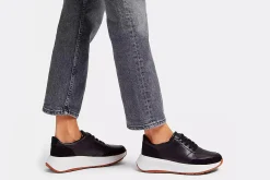 Cheap Fitflop Wedged Sneakers F-Mode Lth Sued Flatform