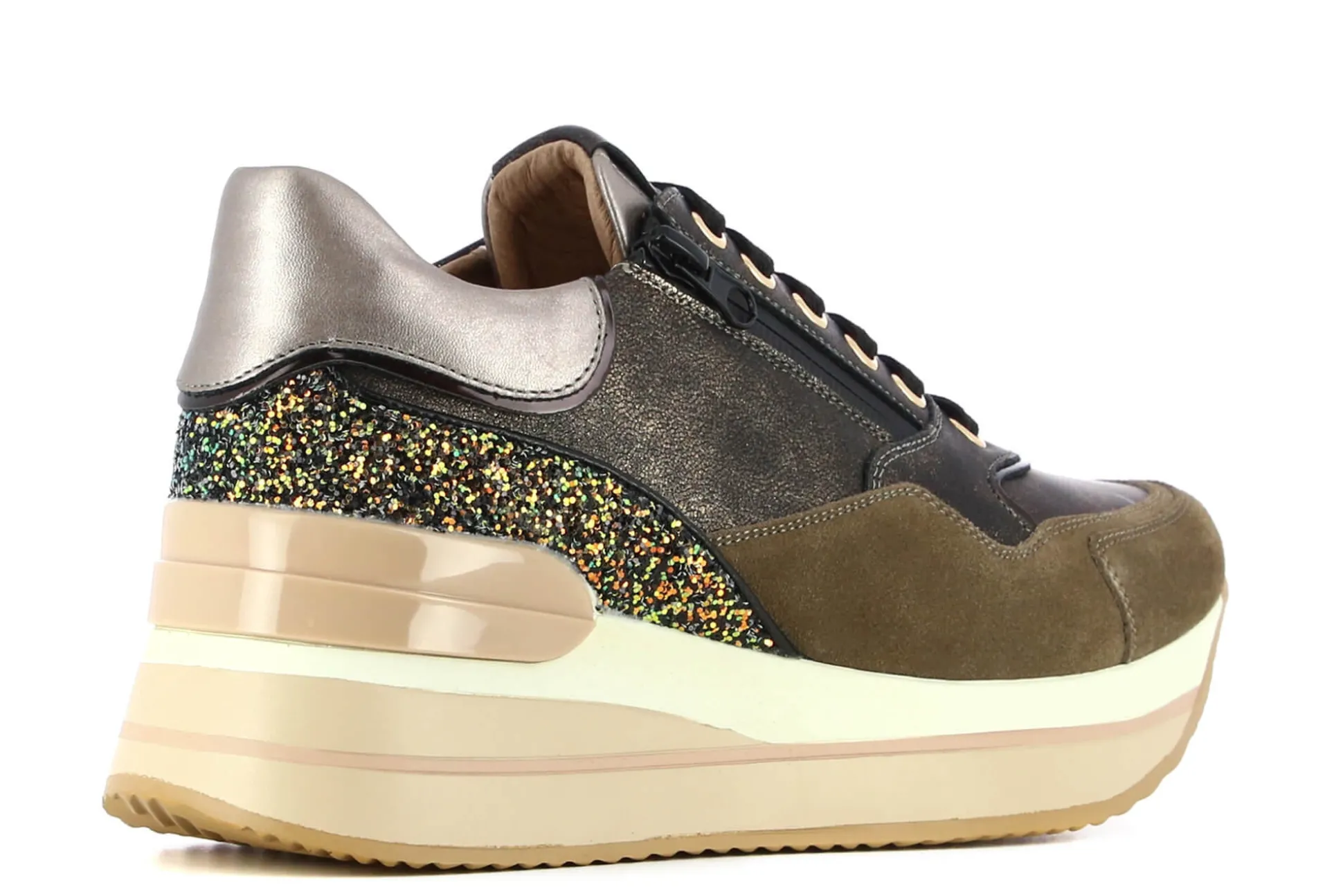 Hot Casas Collection Wedged Sneakers Pinco