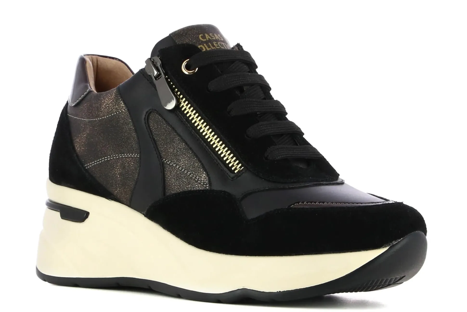 Outlet Casas Collection Wedged Sneakers Rosy